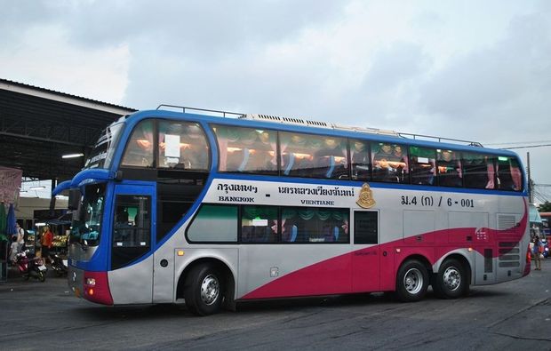 Transports pour aller de Vientiane à Bangkok