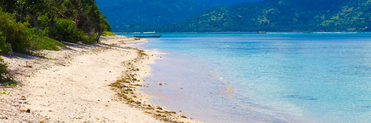 A captivating backdrop of central Gili Air Island, Lombok