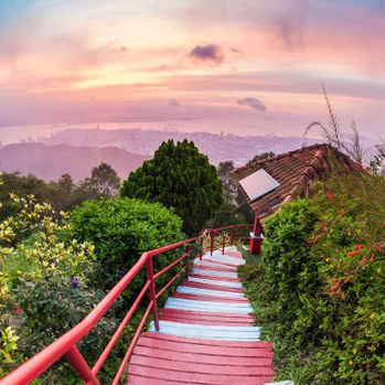 View of Cameron Highlands to Penang