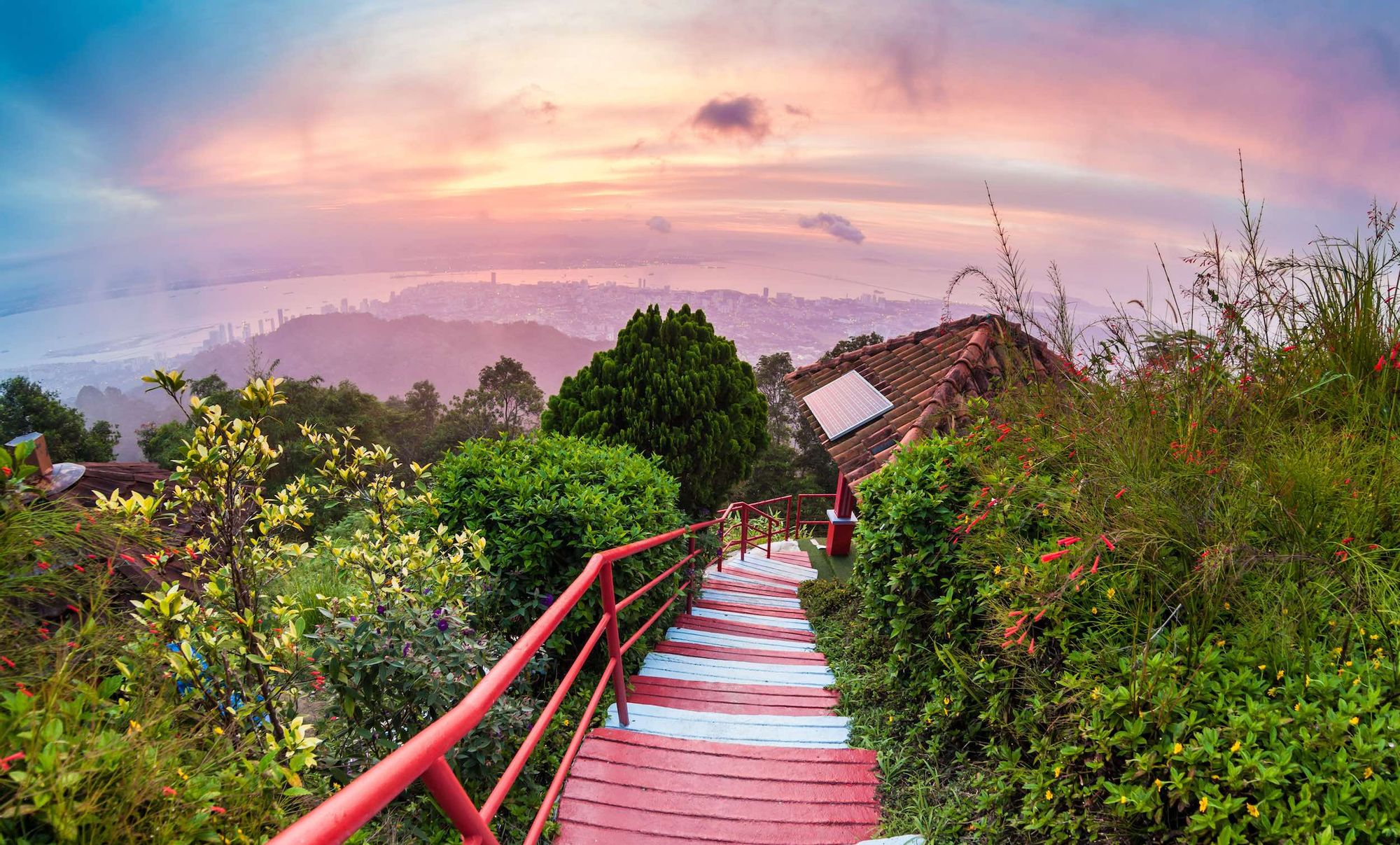 Bukit Mertajam station au sein de Penang, Malaysia