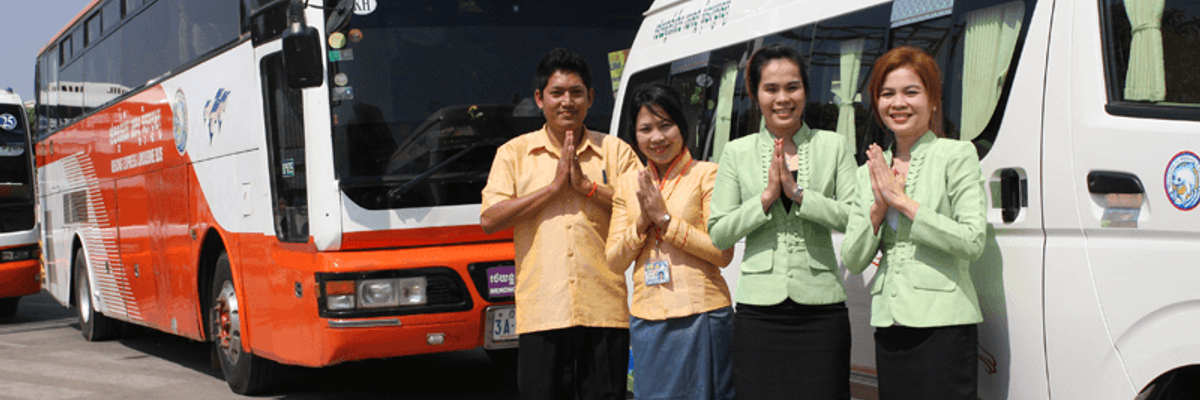 Mekong Express bringing passengers to their travel destination