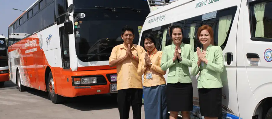 Mekong Express đưa hành khách tới điểm du lịch của mình