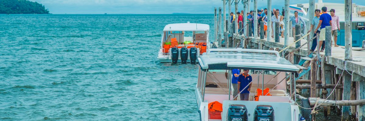 Buva Sea Fahrgäste werden an ihr Ziel gebracht