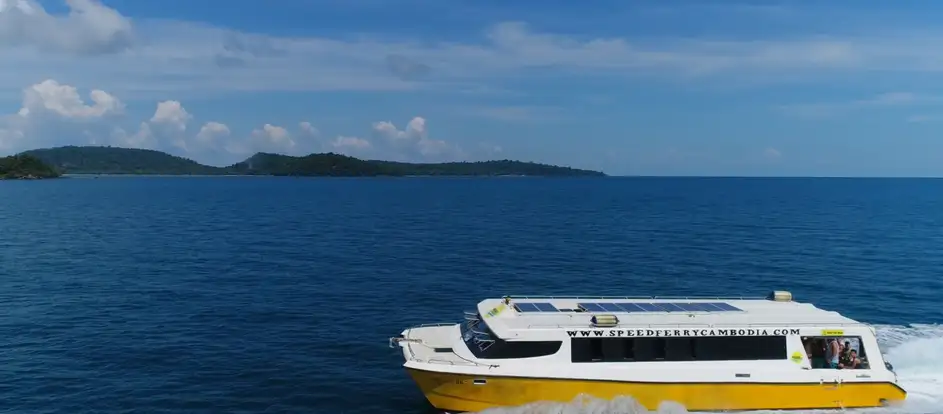 Speed Ferry Cambodia Fahrgäste werden an ihr Ziel gebracht