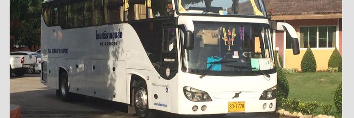 Thai Sriram bringing passengers to their travel destination