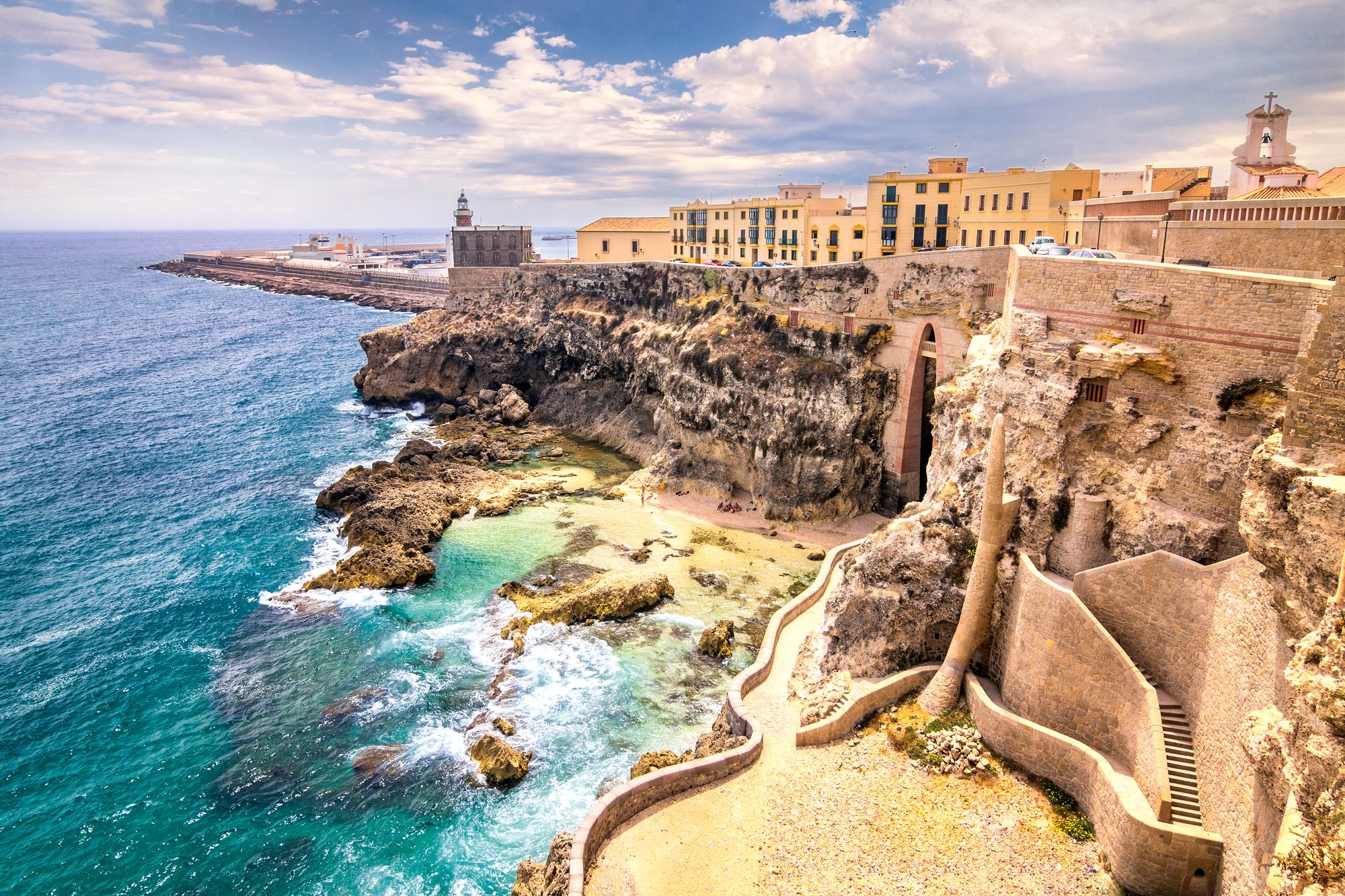 Melilla Port station au sein de Melilla, Spain