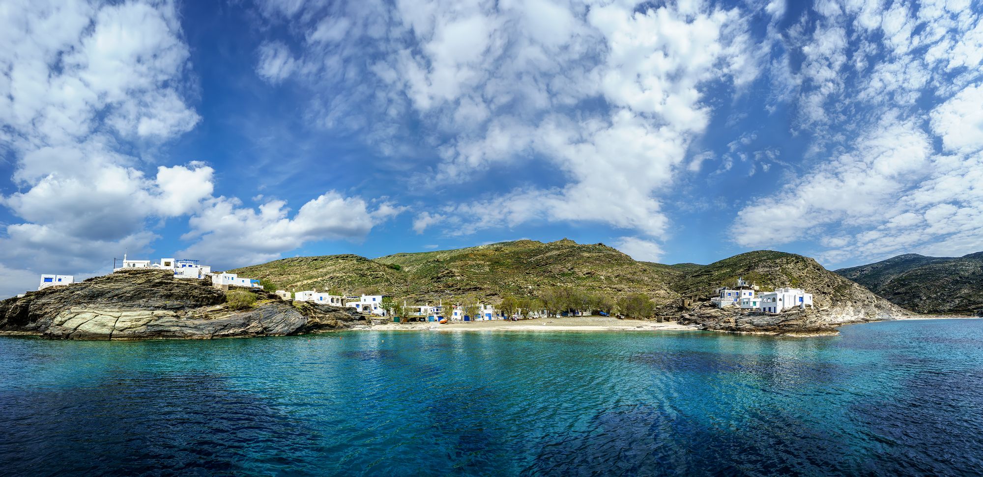 Tinos Port station binnen Tinos, Greece