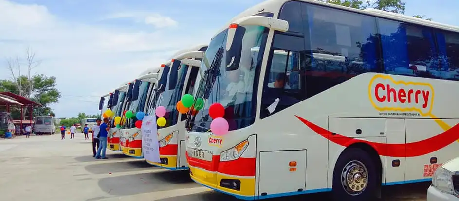 Cherry Bus доставка пассажиров к месту назначения их путешествия