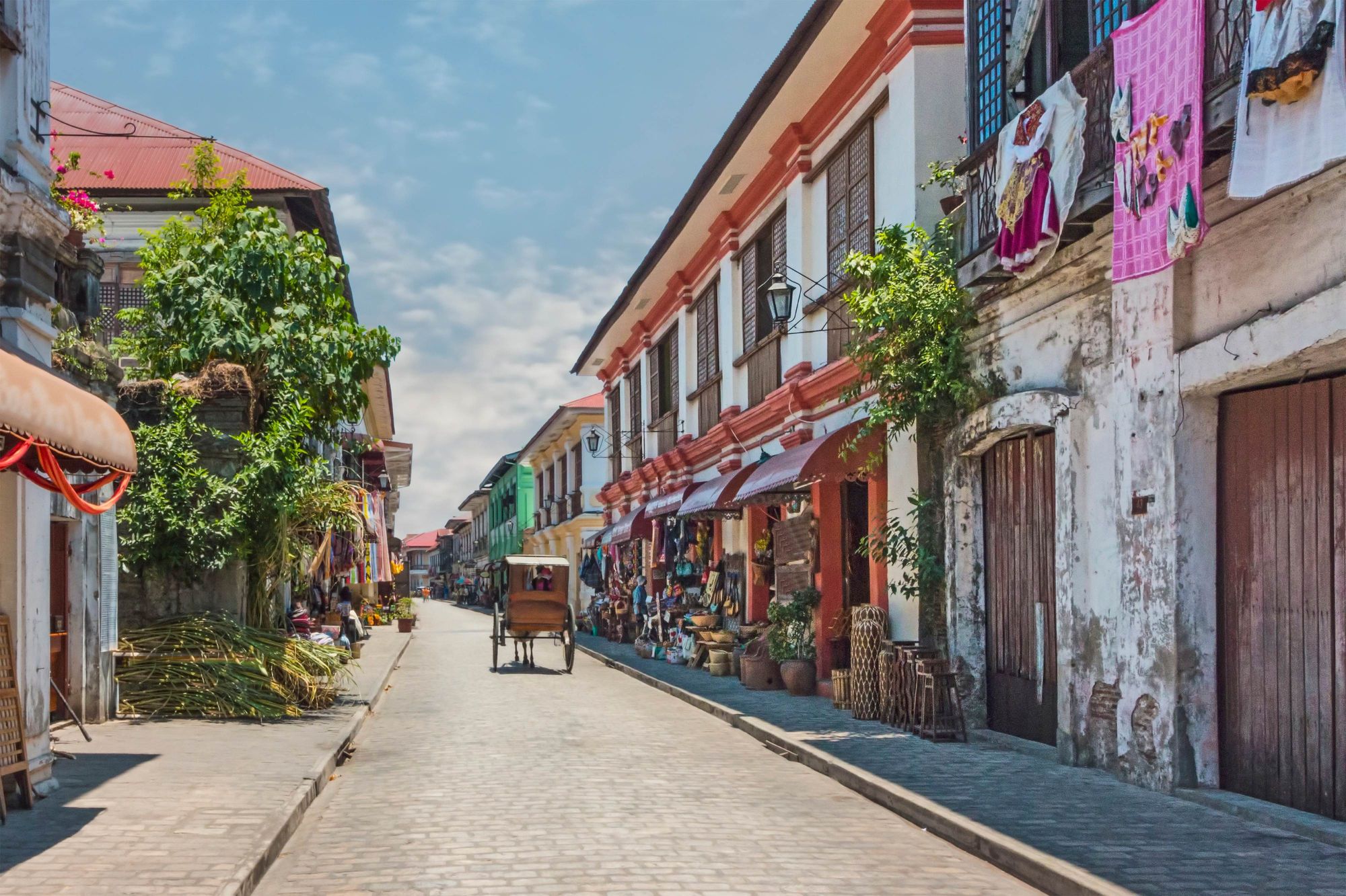 Cabugao estación dentro de Vigan City, Philippines