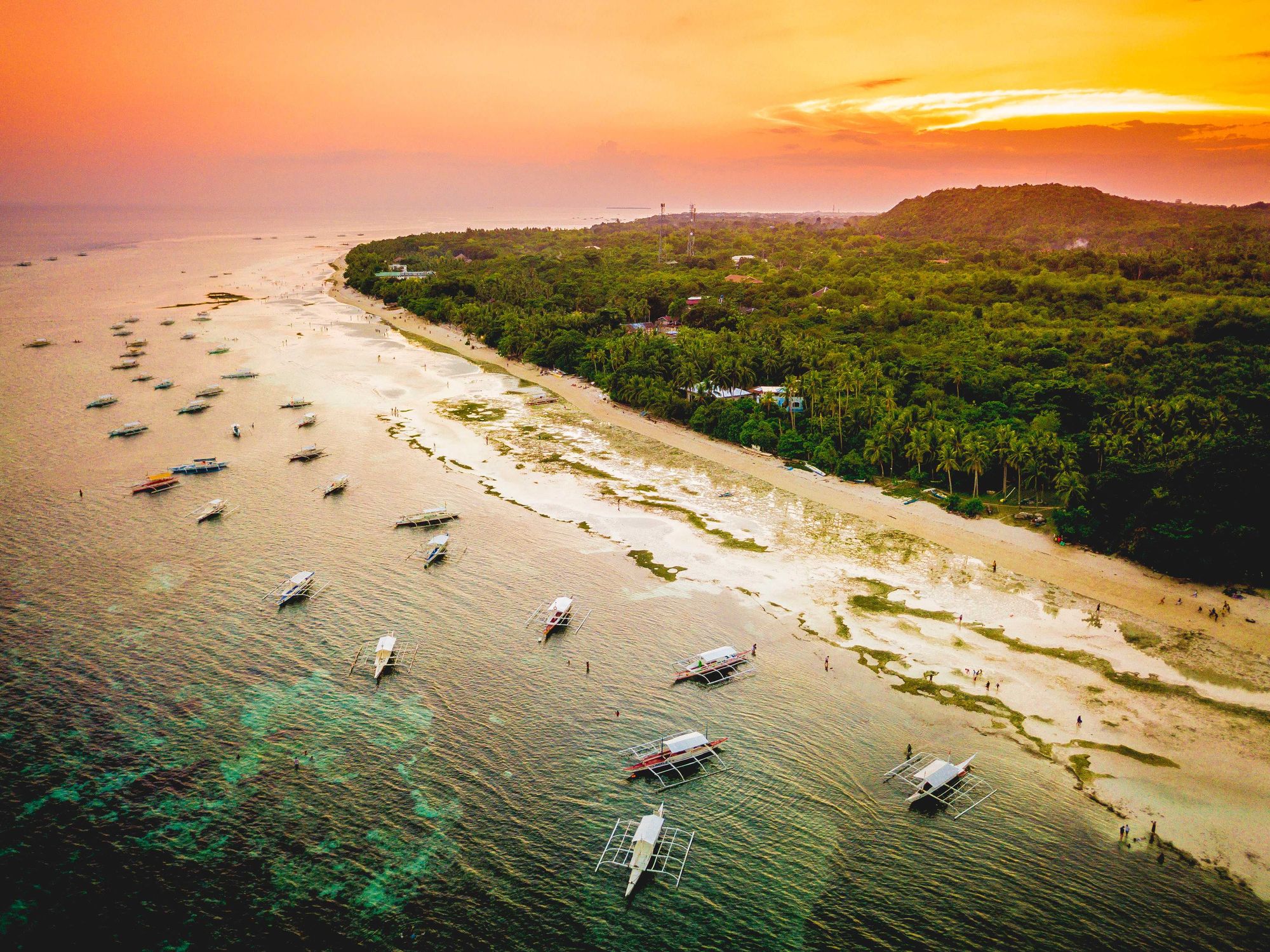 A captivating backdrop of central Panglao, Bohol