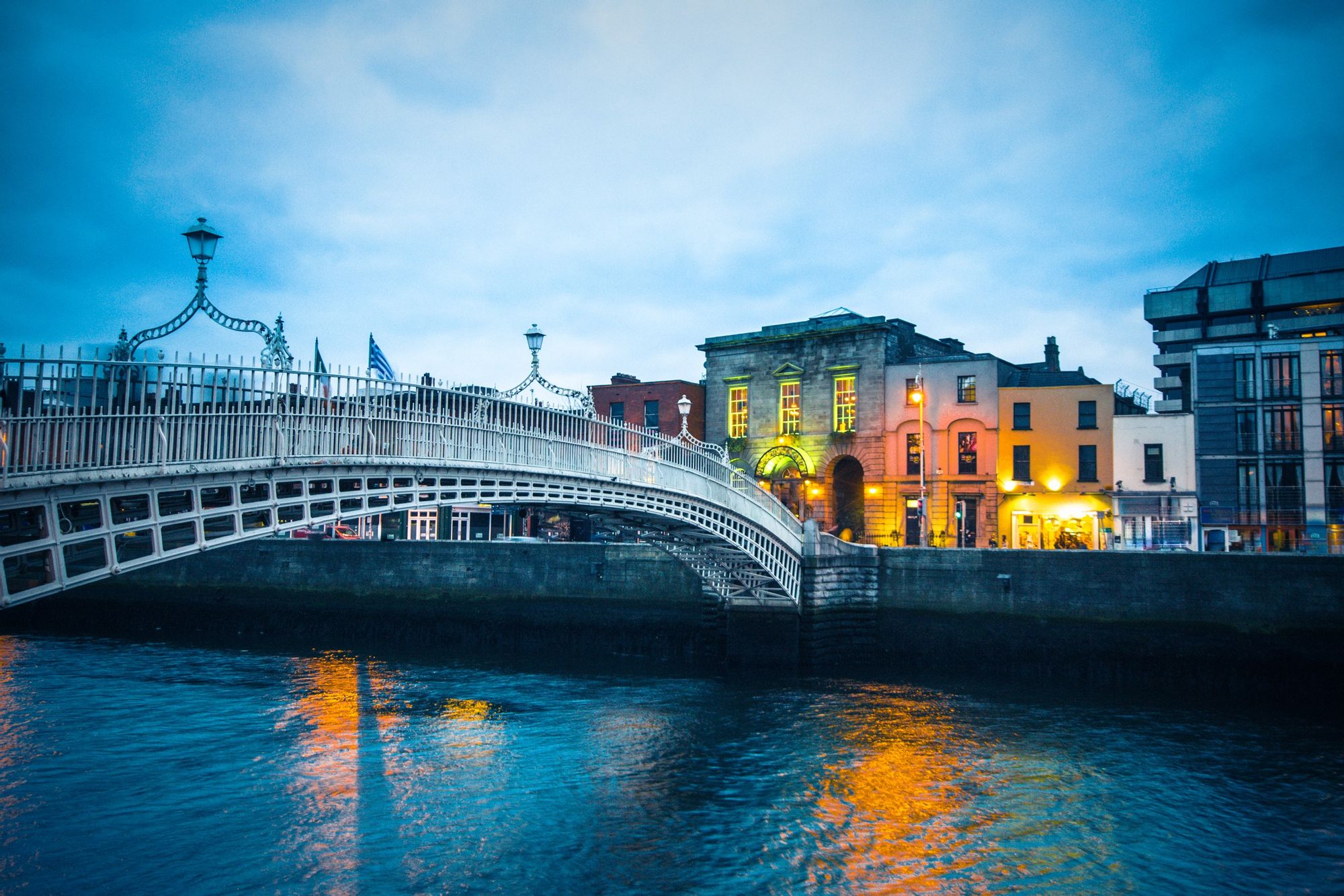 Dublin Aston Quay estação dentro de Dublin, Ireland