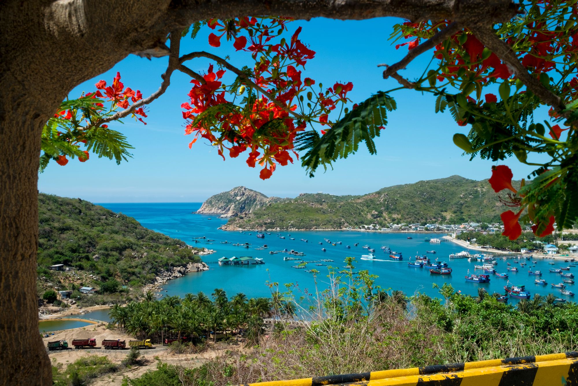 A captivating backdrop of central Cam Ranh