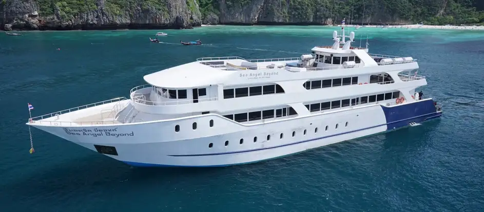 Sea Angel Cruise bringing passengers to their travel destination