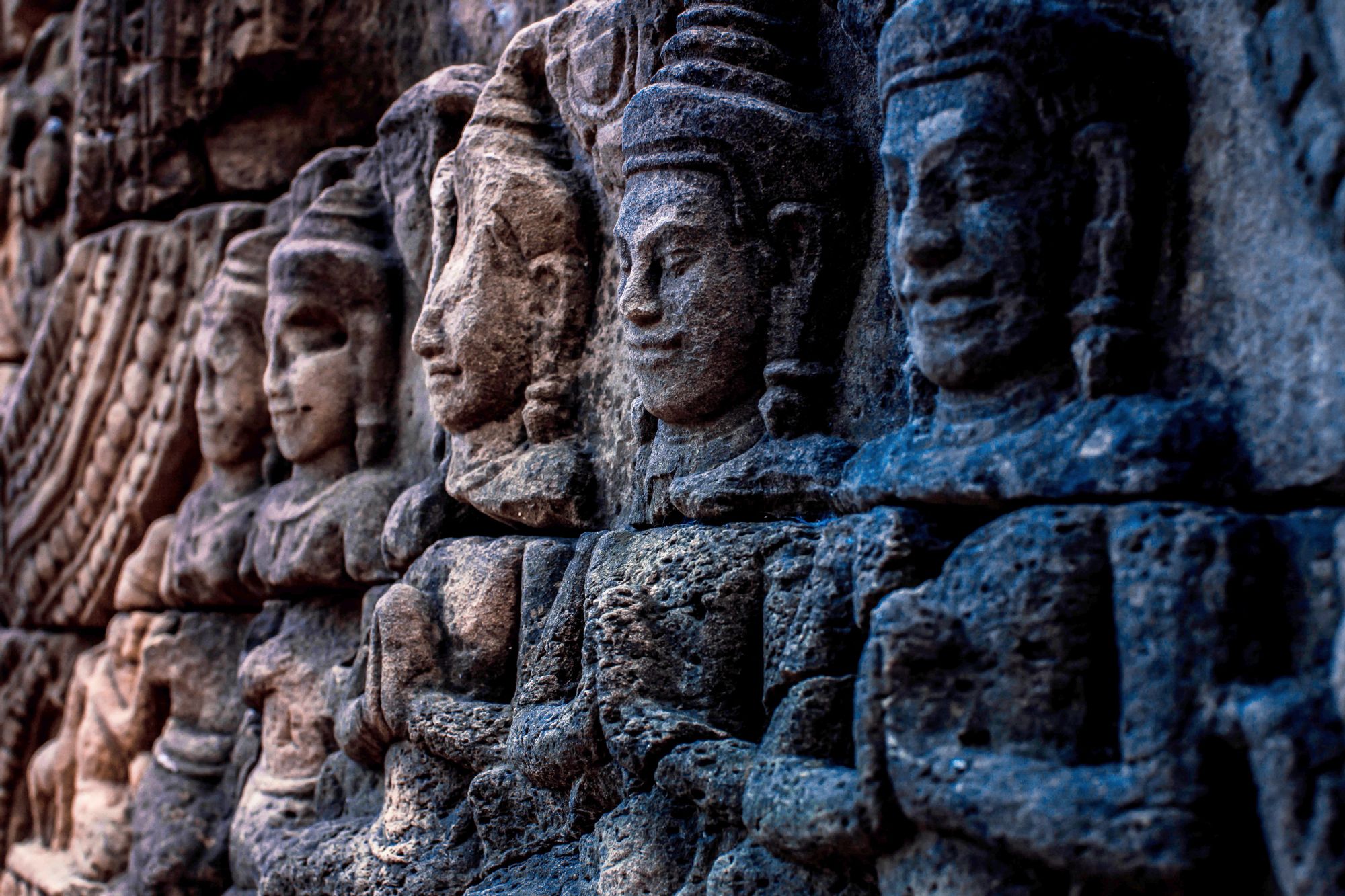 Un cautivador telón de fondo del centro Banteay Meanchey (Sisophon)