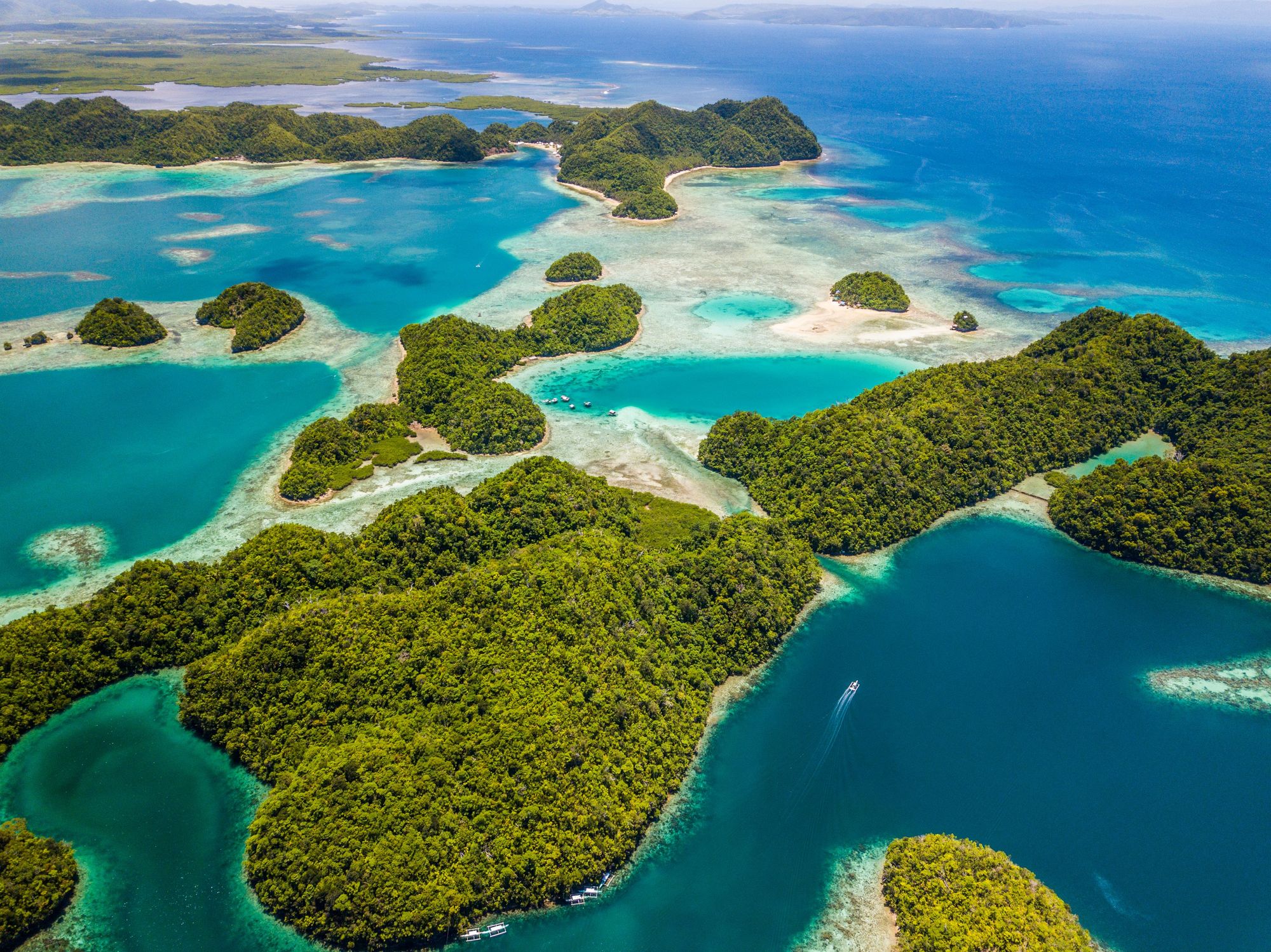 Dapa Port station au sein de Siargao Island, Philippines