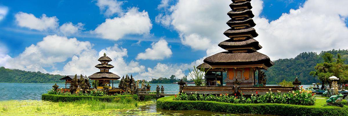 A captivating backdrop of central Bedugul, Bali