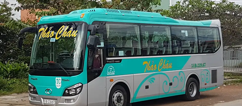 Thao Chau bringing passengers to their travel destination