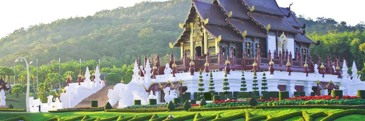Eine bezaubernde Szenerie vom Zentrum aus Chiang Mai
