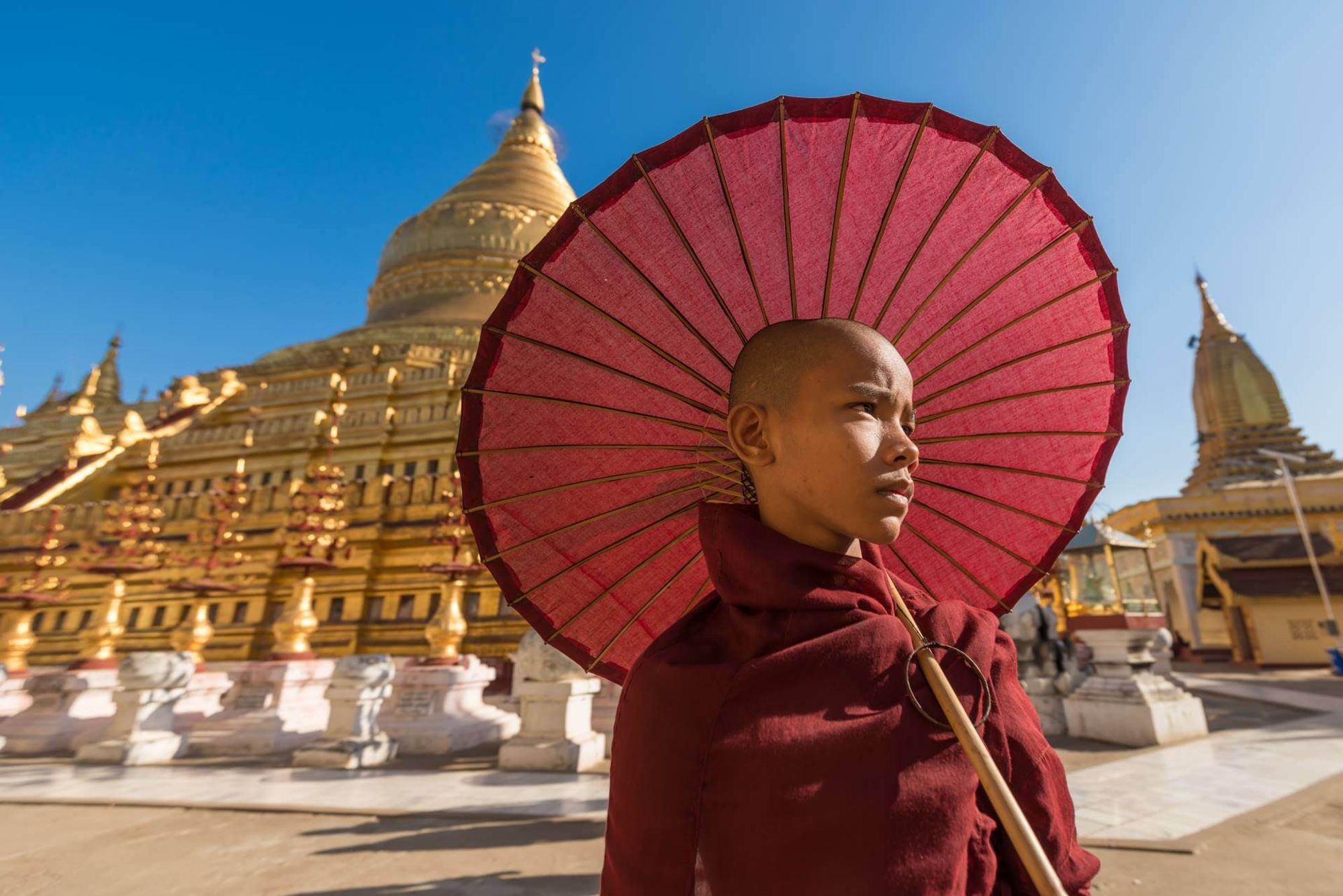 Un cautivador telón de fondo del centro Mandalay