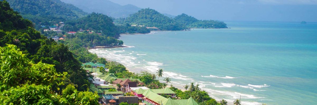 A beautiful view from within central Ko Chang (Ranong)
