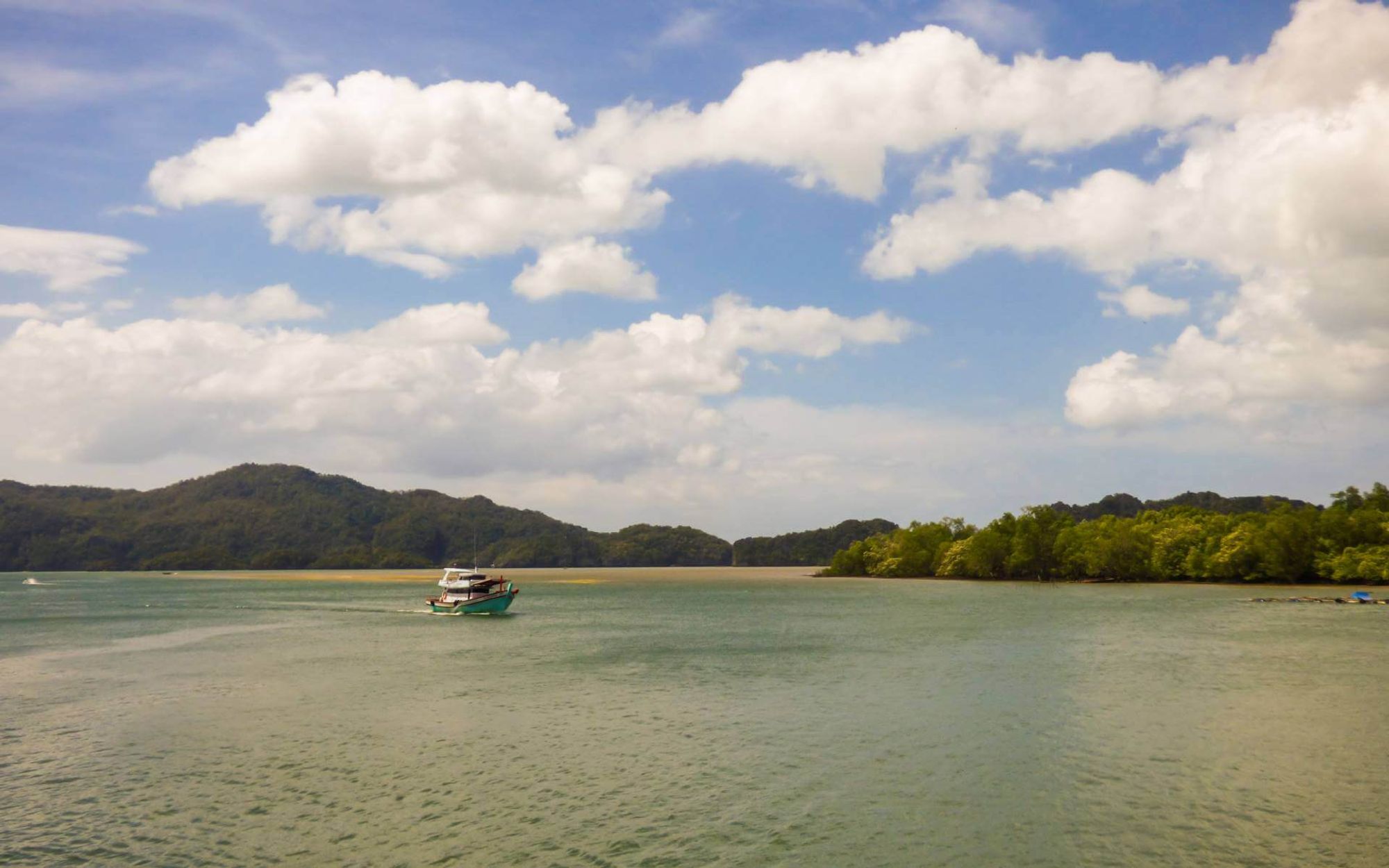 Lipeh Ferry & Speed Boat station binnen Pak Bara, Thailand