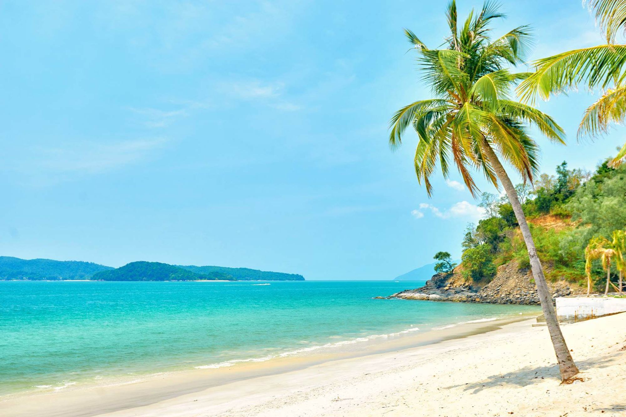 A captivating backdrop of central Langkawi Island