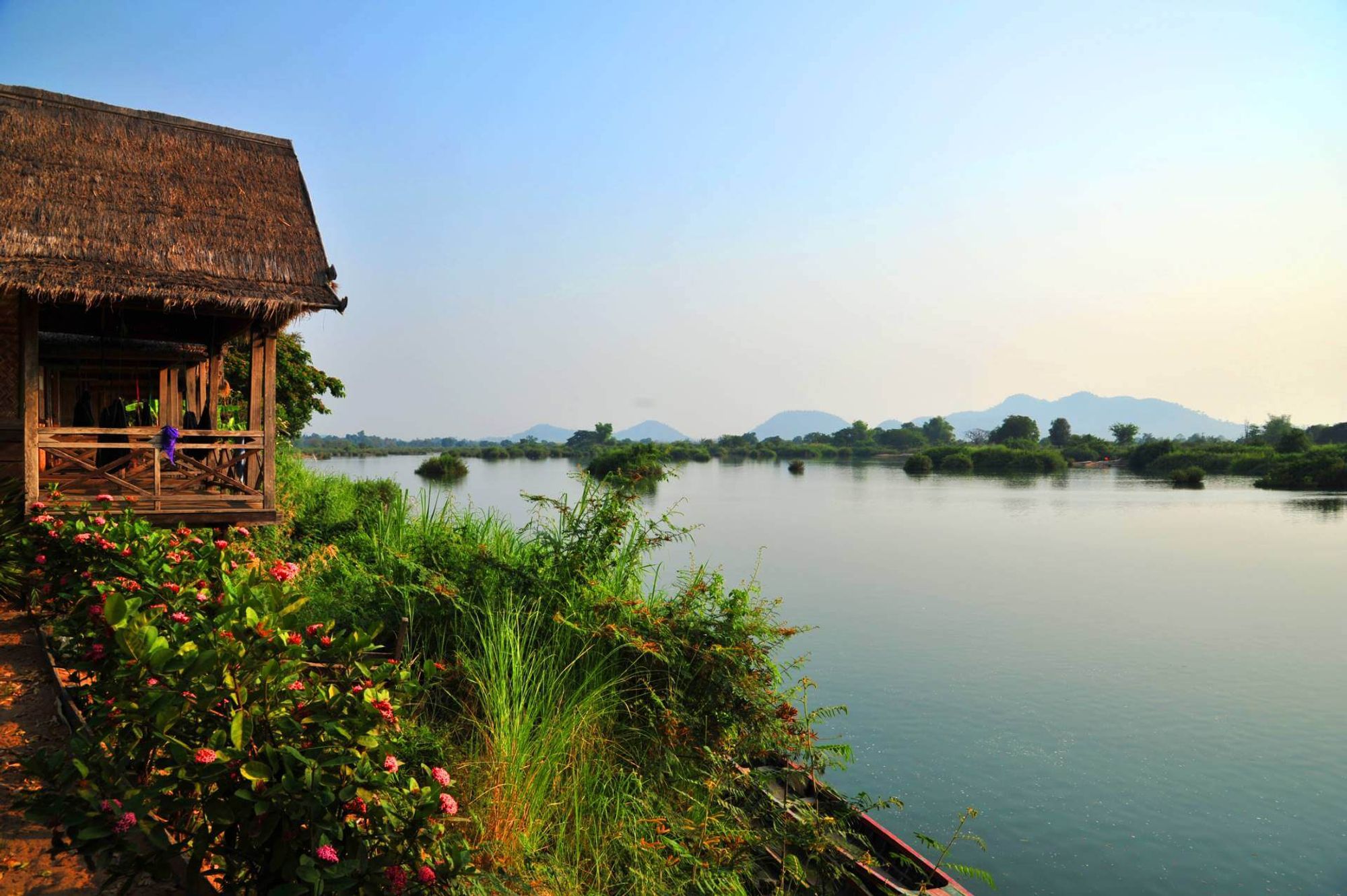 Don Det Ferry Boat station within 4,000 Islands, Laos