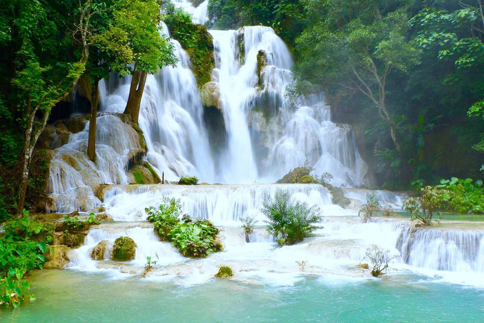 Car Park for Kuang Si Waterfall 이내의 역 Kuang Si Waterfall, Laos