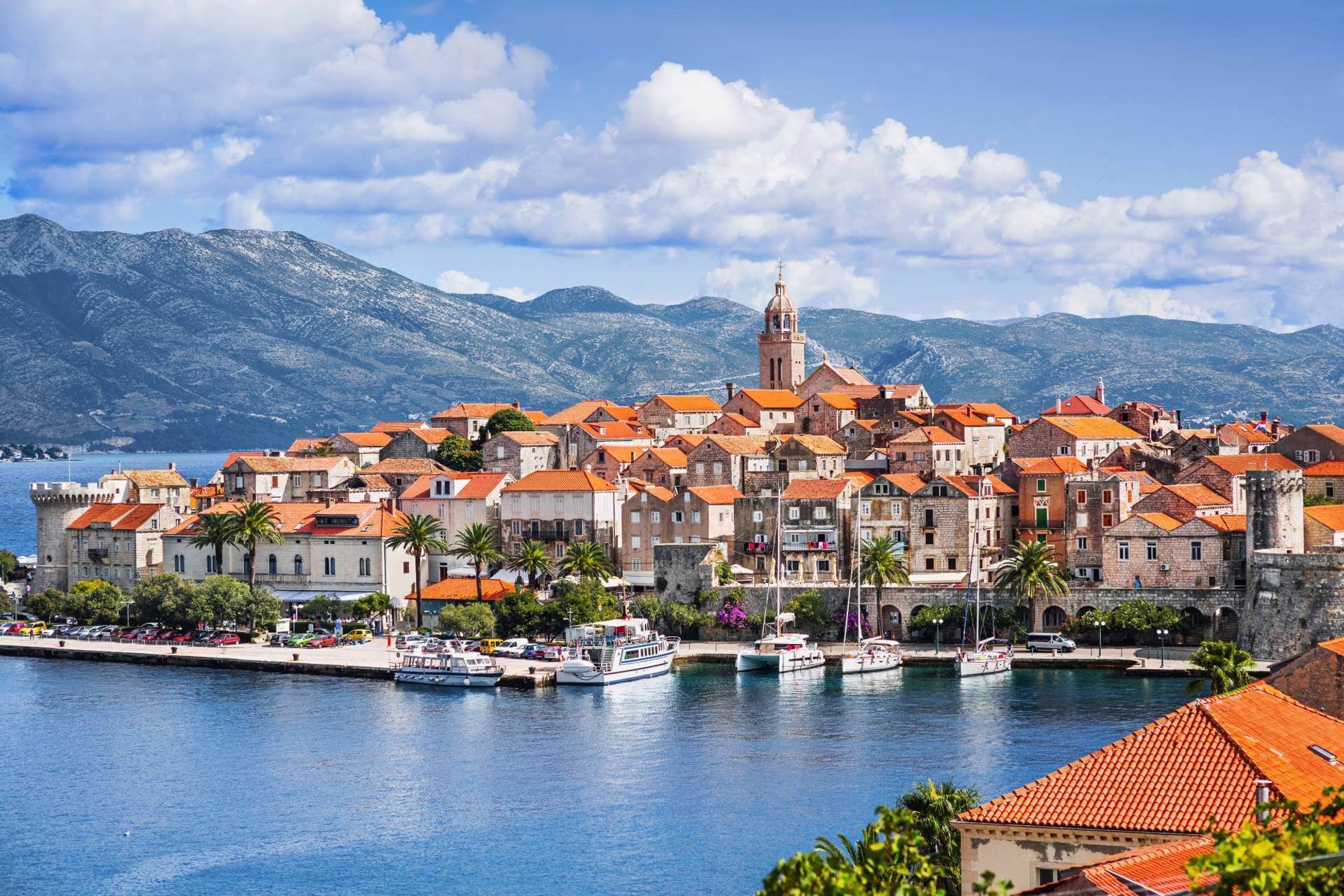 ACI Marina Korcula station within Korcula, Croatia