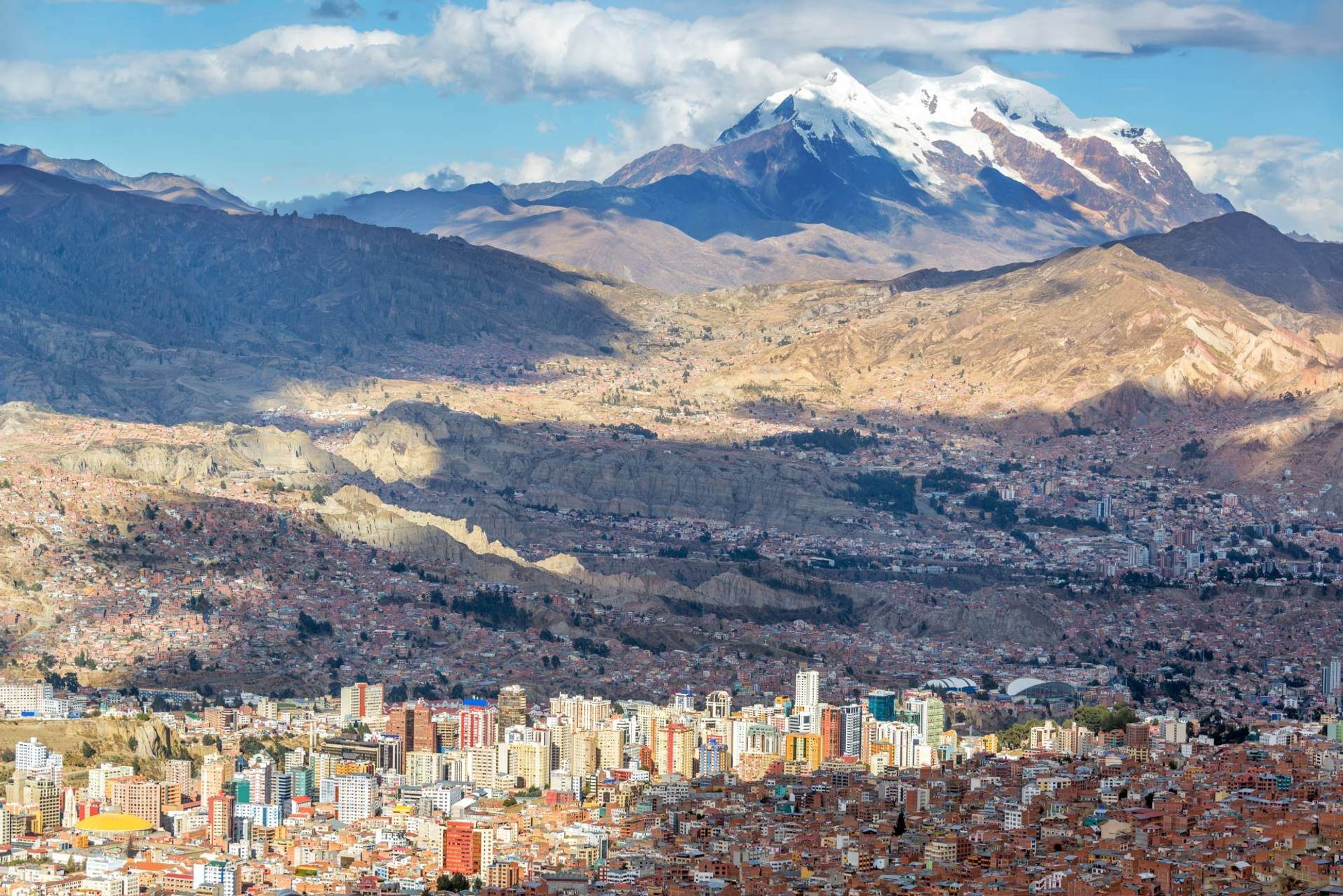 La Paz Airport (LPB) estación dentro de La Paz, Bolivia