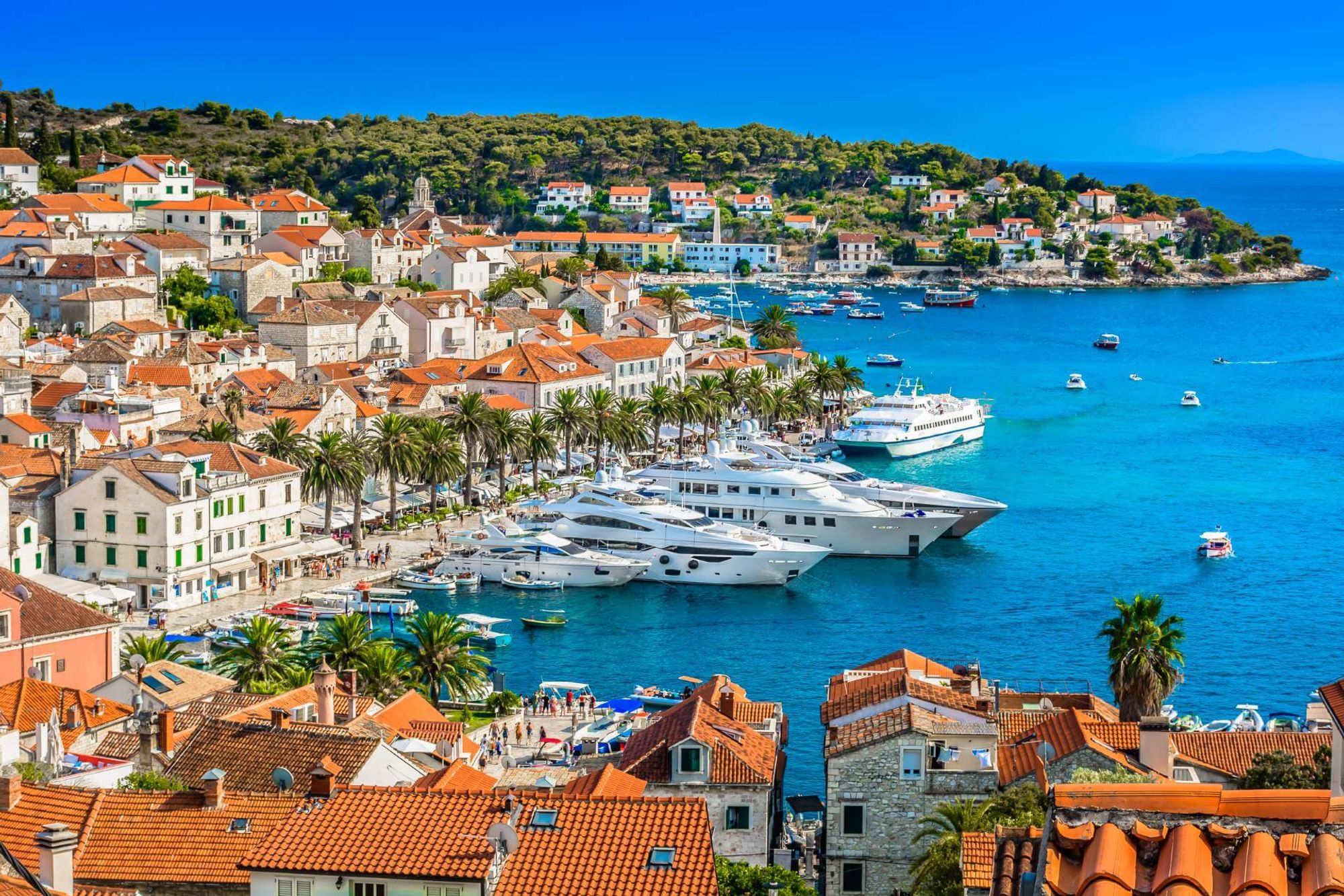 Harbour of Hvar станция в пределах Hvar, Croatia