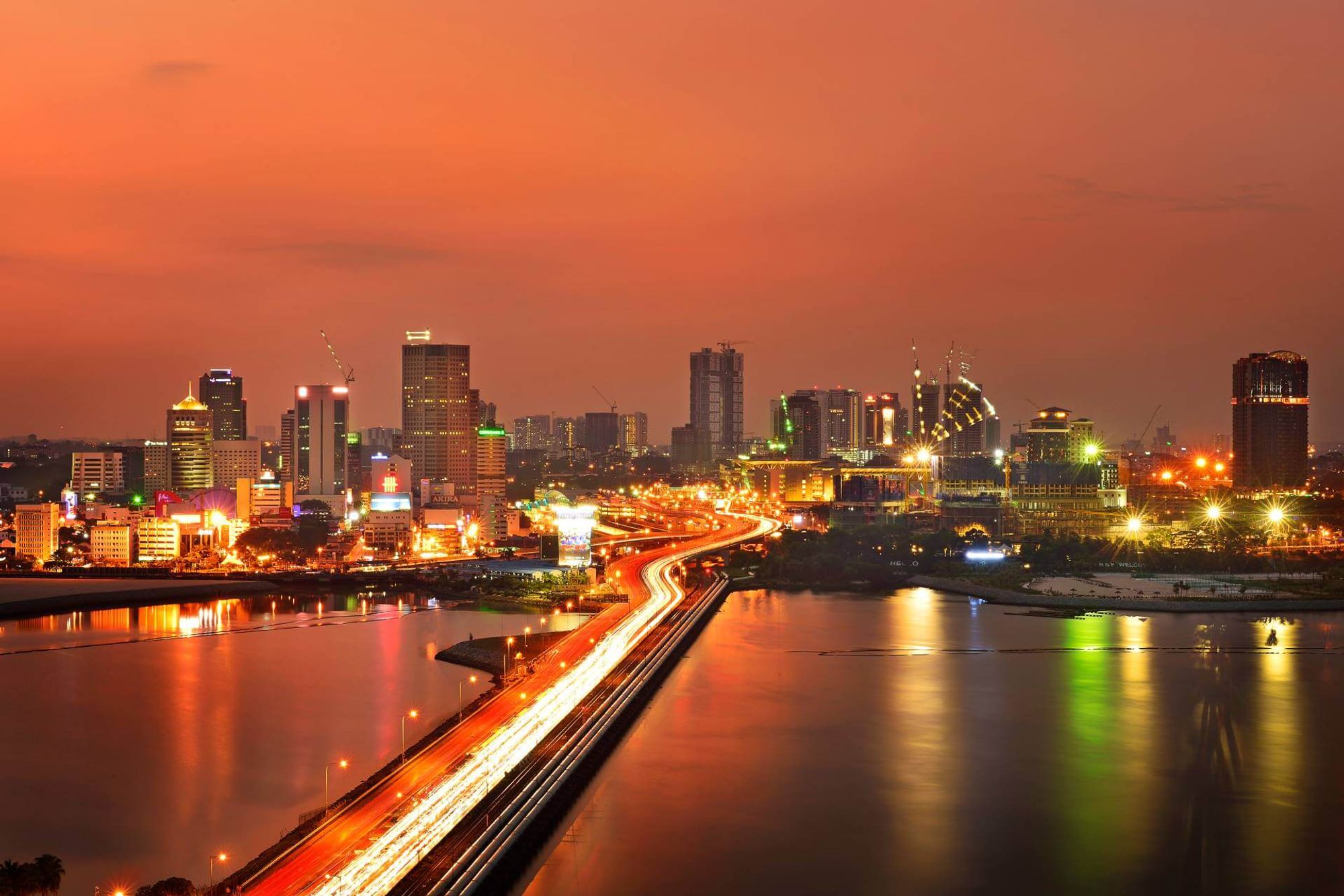 Layang Layang station au sein de Johor Bahru, Malaysia