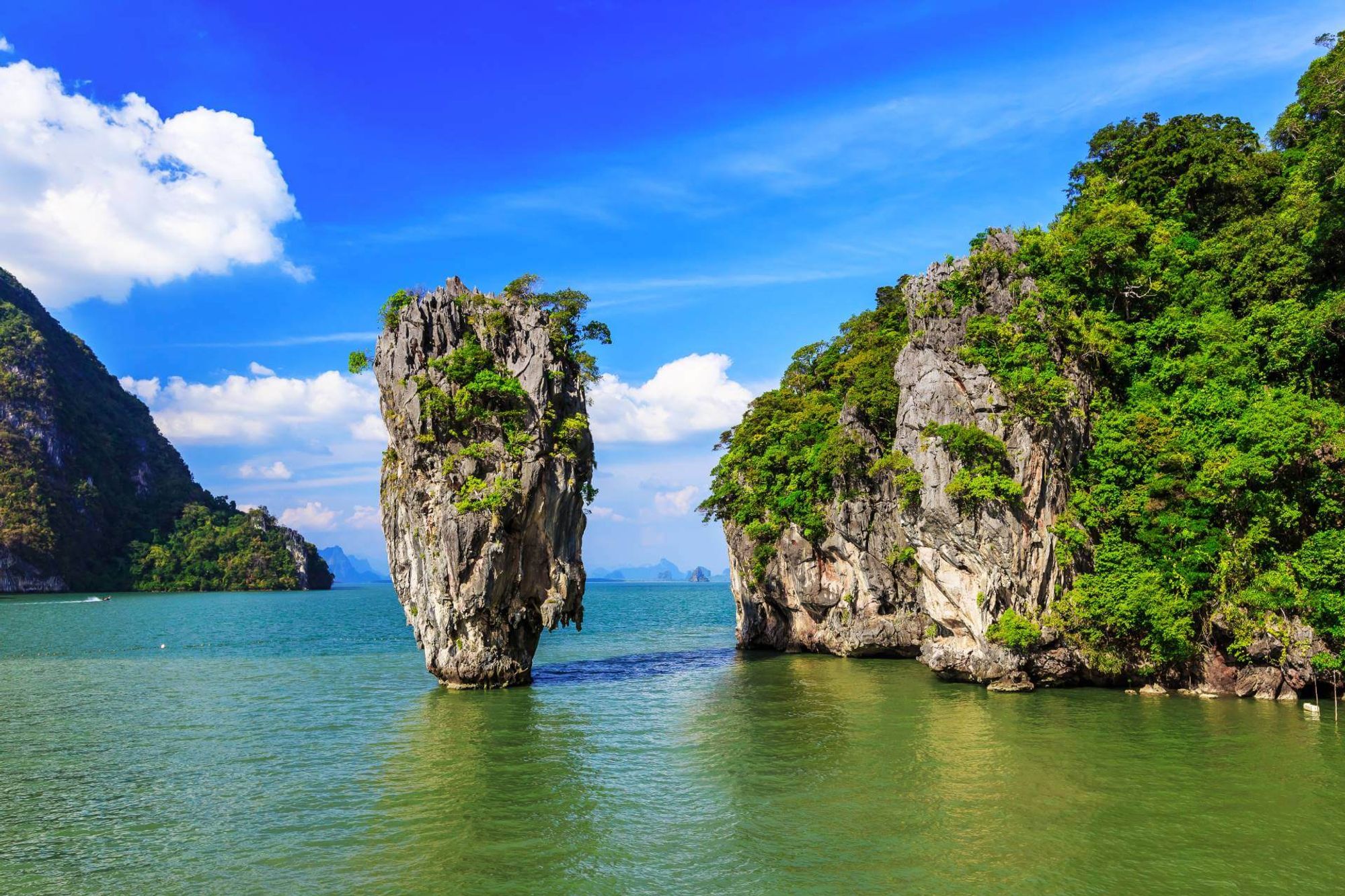 Tha Dan Pier estação dentro de Phang Nga, Thailand