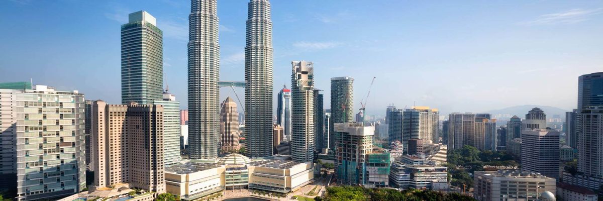 Eine schöne Aussicht vom Zentrum aus Kuala Lumpur