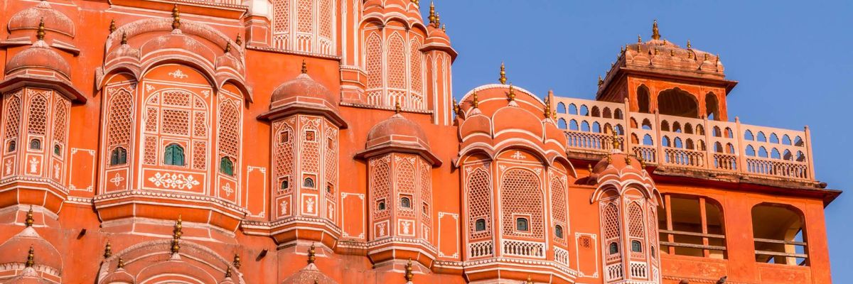 Vijay Tours & Travels Bahnhof innerhalb des Zentrums Jaipur, India