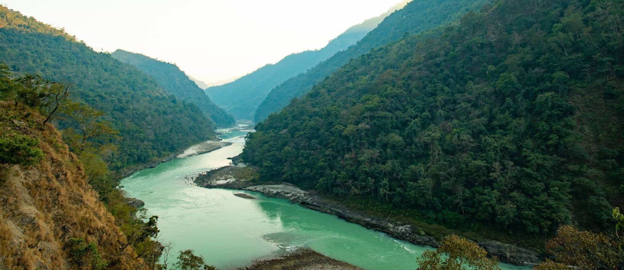 Uno sfondo accattivante di centrale Rishikesh