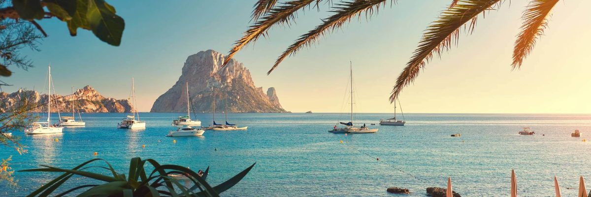 A captivating backdrop of central Ibiza Town, Ibiza