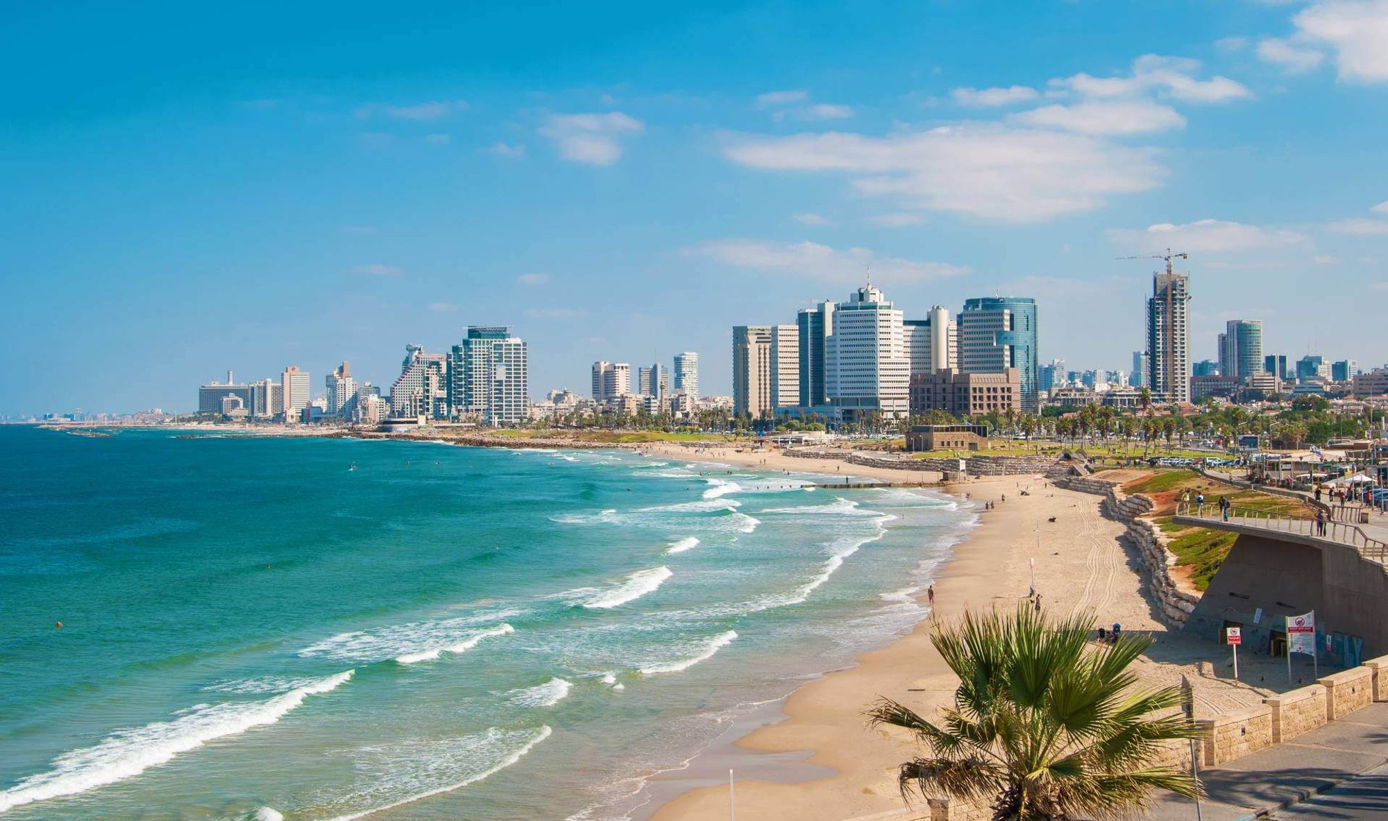 Ben Gurion Airport (TLV) station within Tel Aviv, Israel