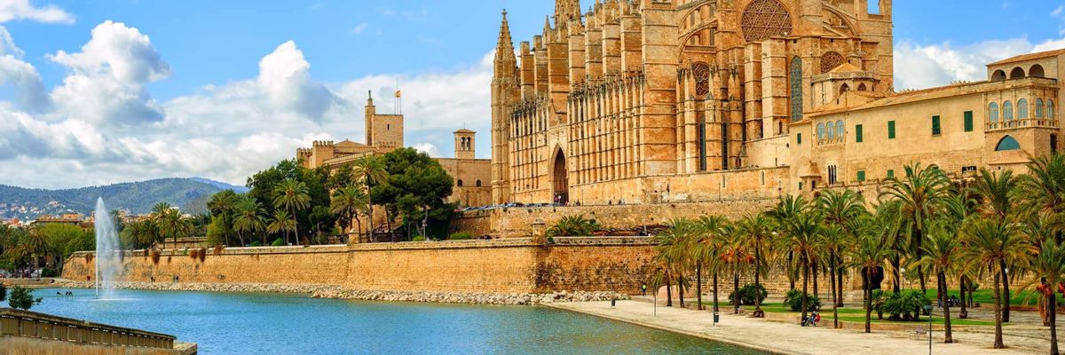 A beautiful view from within central Palma de Mallorca-mobile
