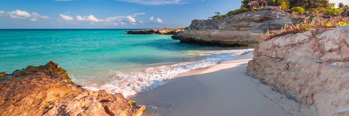 A captivating backdrop of central Playa del Carmen