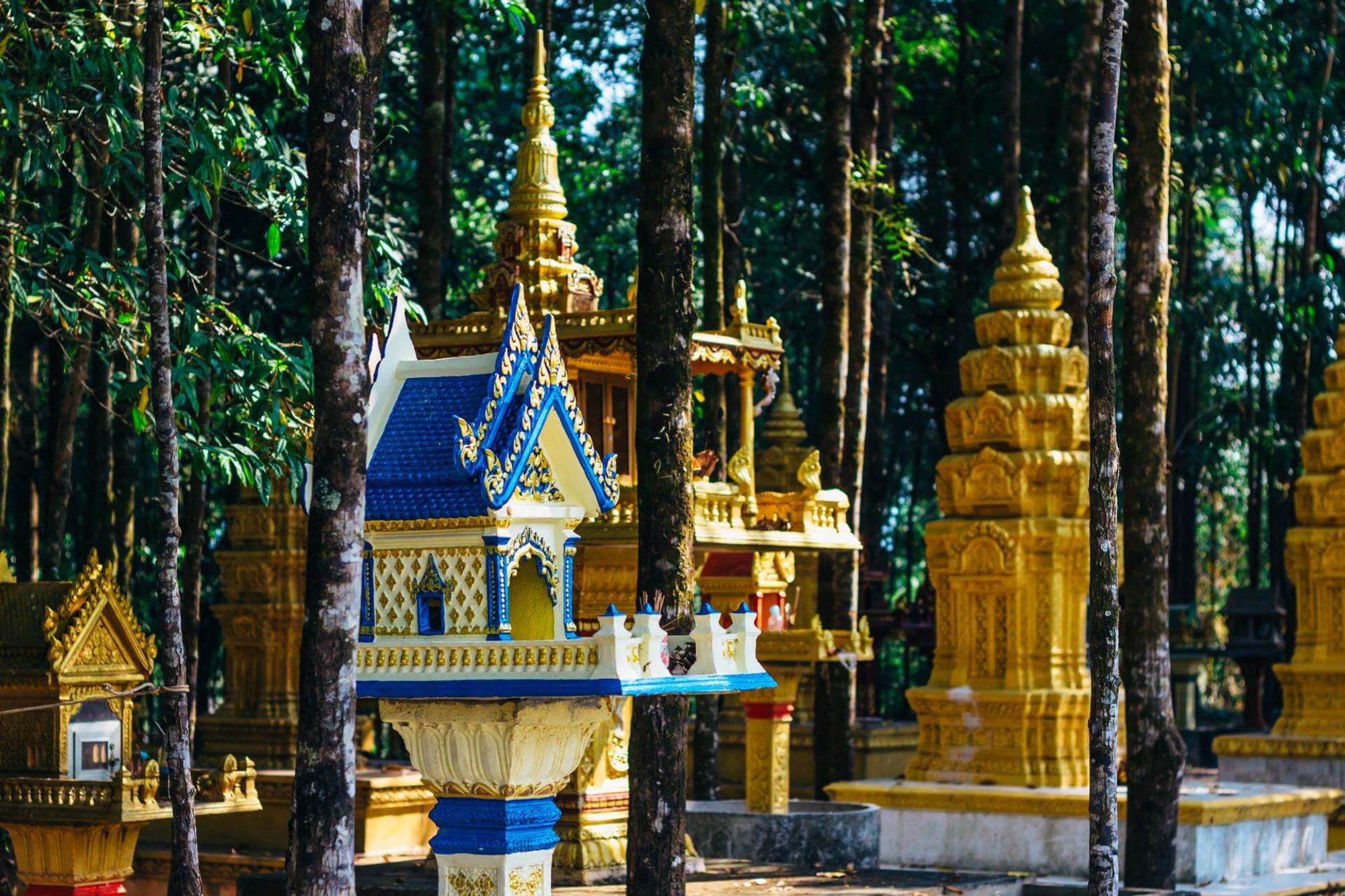 中心部の魅惑的な背景 Krong Khemara Phoumin, Koh Kong