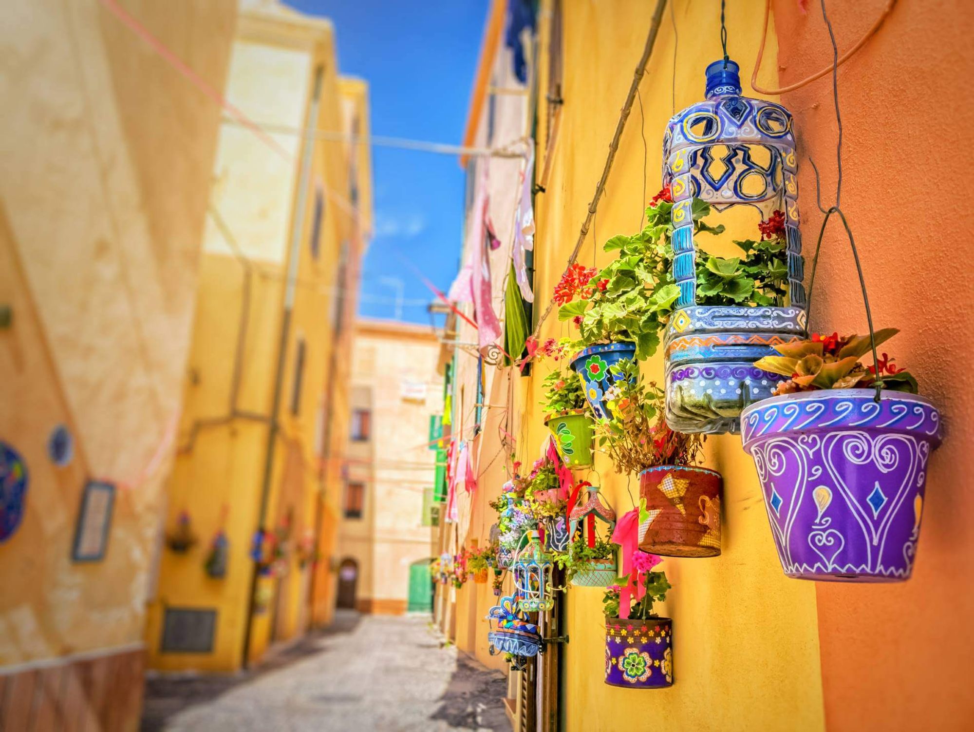 中心部の魅惑的な背景 Olbia