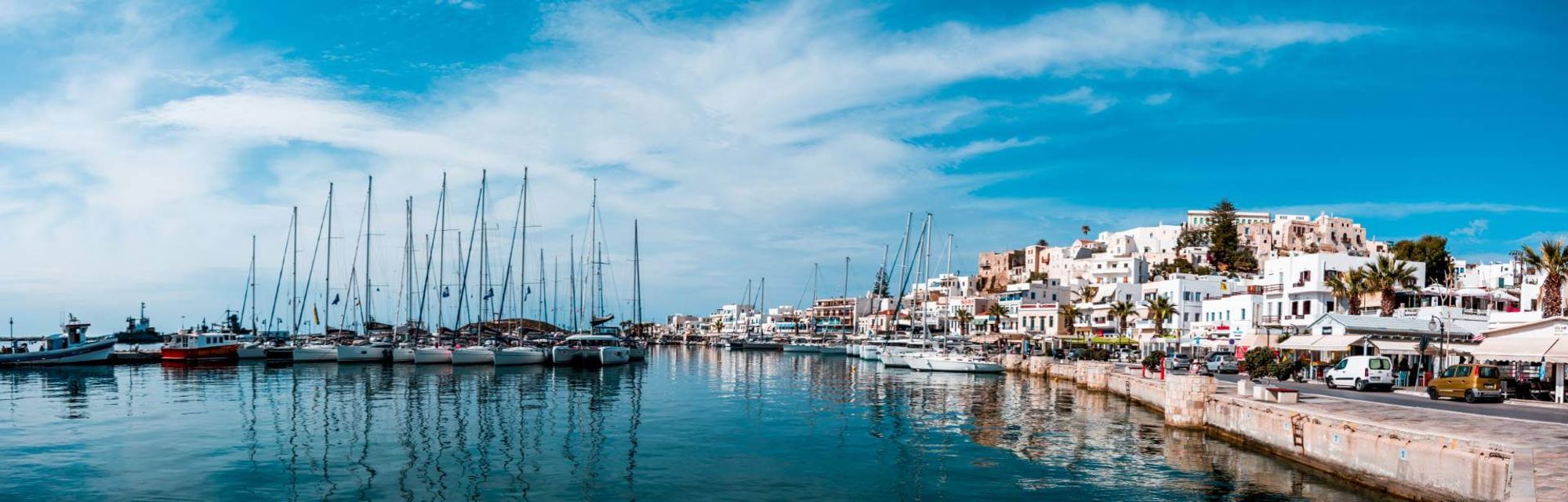 Naxos Port nhà ga trong khoảng Naxos, Greece