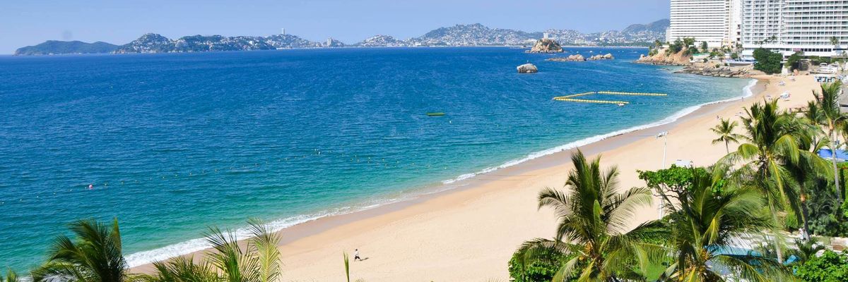 Eine schöne Aussicht vom Zentrum aus Acapulco