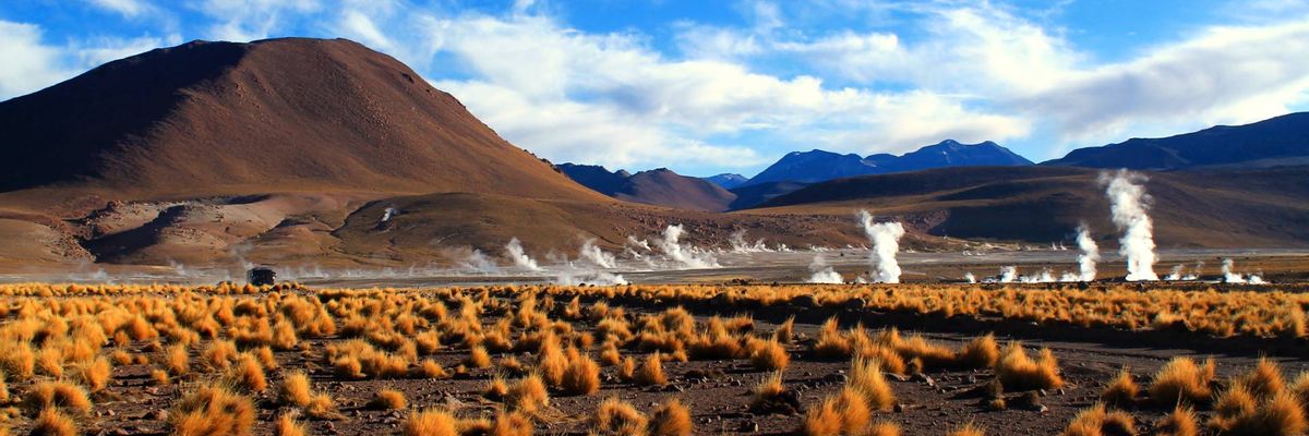 Uma bela vista do interior do centro de São Pedro de Atacama