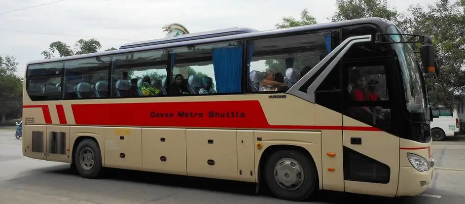 Davao Metro Shuttle bringing passengers to their travel destination