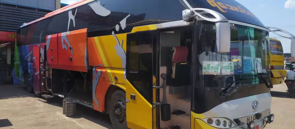 Ye Aung Lan Express bringing passengers to their travel destination