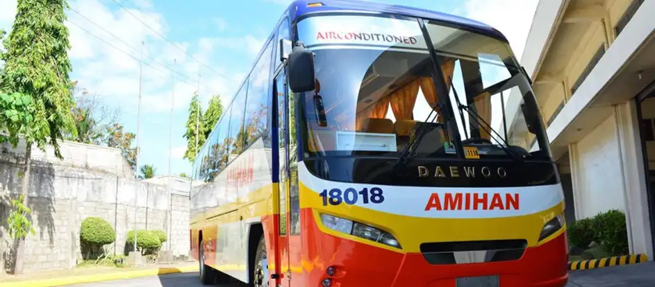Amihan Bus bringing passengers to their travel destination