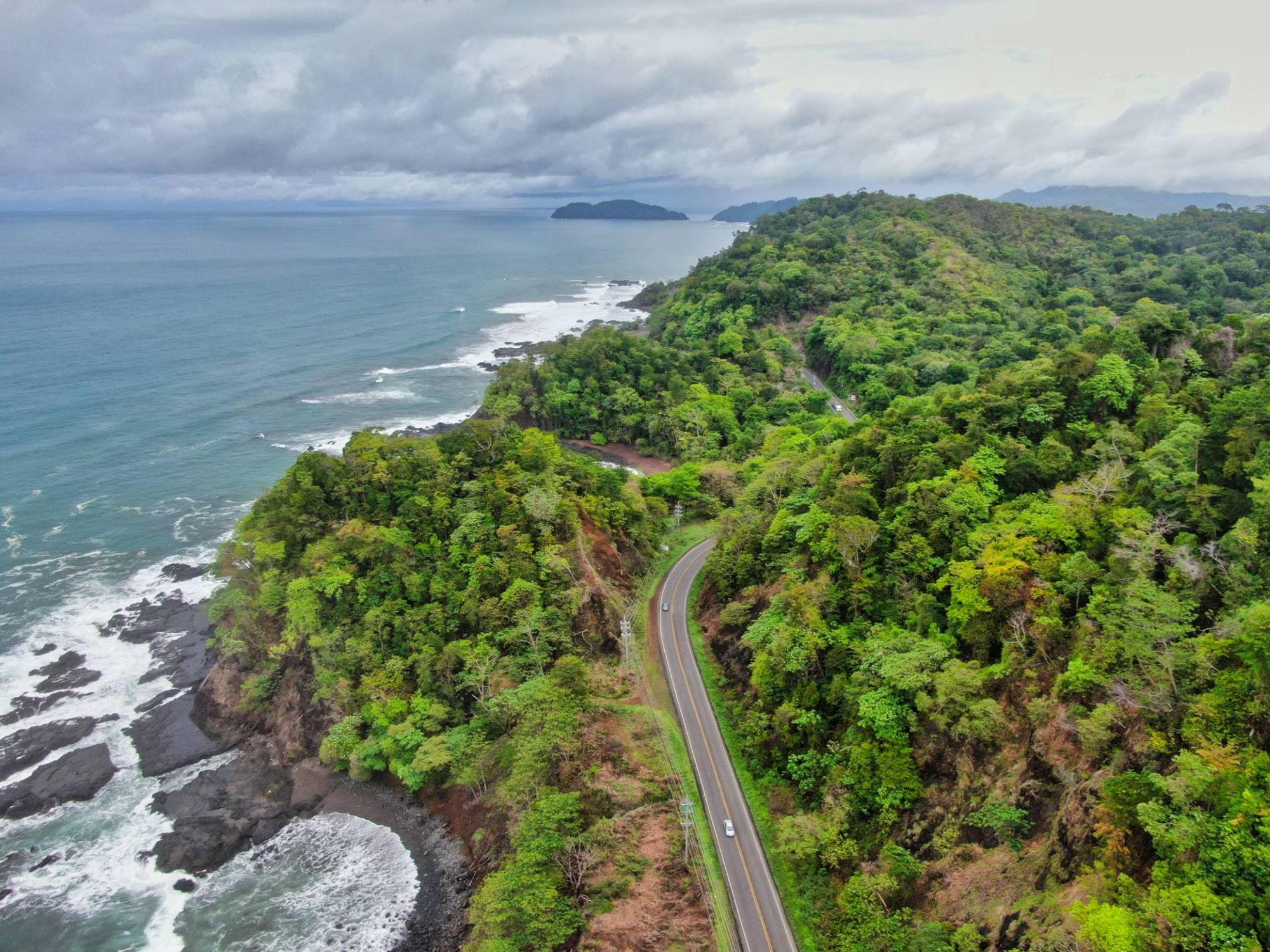 A captivating backdrop of central Jaco