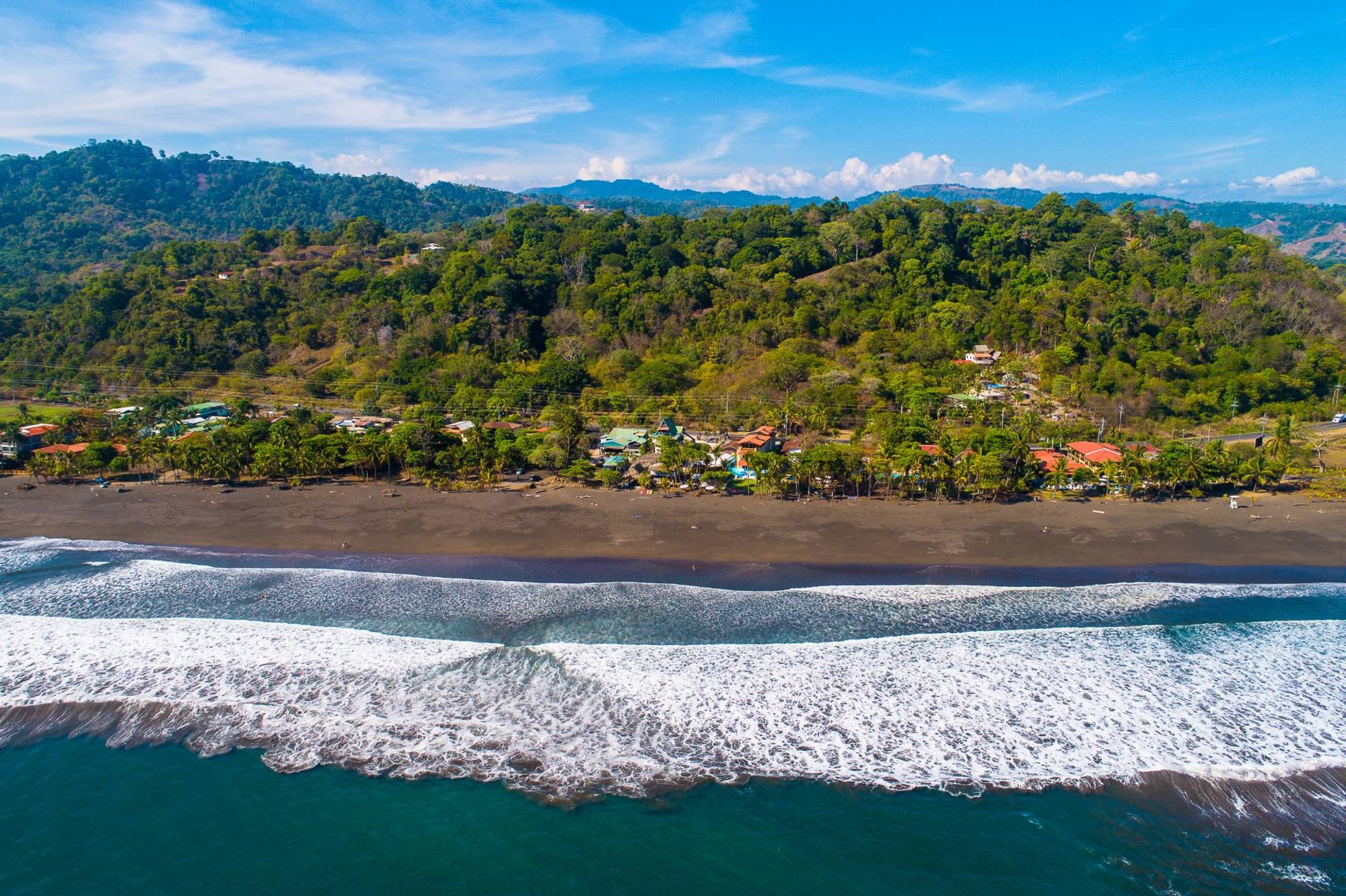 中心部の魅惑的な背景 Playa Hermosa Cobano